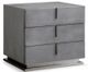 VIG Furniture Modrest Buckley Gray 3-Drawer Nighstand-0