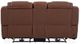 Liberty Furniture Caswell Nature Chestnut Leather Power Reclining Loveseat with Console-5