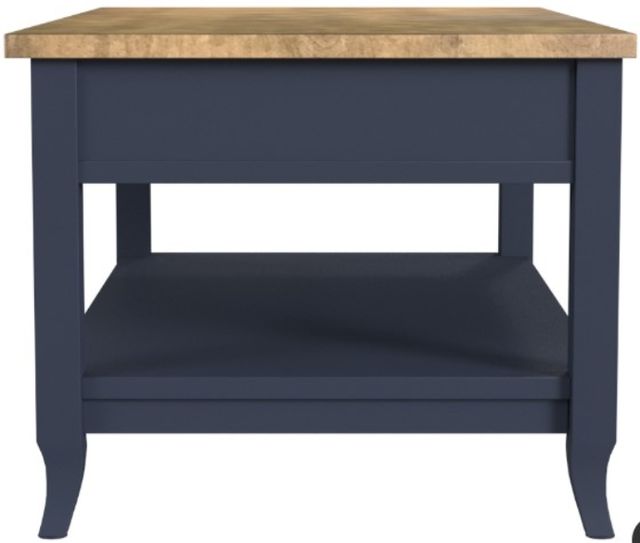 Null Furniture Mystic Navy/Toasted Almond Rectangular Cocktail Table-1