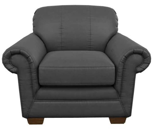 La-Z-Boy® Mackenzie Navy Leather Chair-1