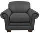 La-Z-Boy® Mackenzie Navy Leather Chair-1