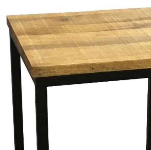 Jaipur Furniture Industrial Sawn Side Table-1