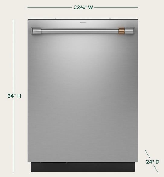 Cafe™ 24" Fingerprint Resistant Stainless Steel Top Control Built In Dishwasher-18