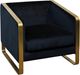 Harp & Finial® Seeley Black/Gold Chair -0
