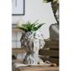 A & B Home Gray 8" Bust Planter-5
