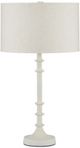 Currey & Company Gallo Gesso White Table Lamp-1
