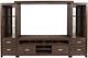 Jofran Inc. Altamonte Brushed Walnut 78" Media Bridge-2