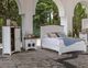 International Furniture Direct Pueblo White California King Panel Bed-1