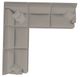 La-Z-Boy® Alani 5-Piece Ash Sectional-3