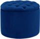TOV Furniture Queen Navy Velvet Storage Ottoman-1