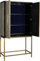 Moe's Home Collection Mako Grey Bar Cabinet-1
