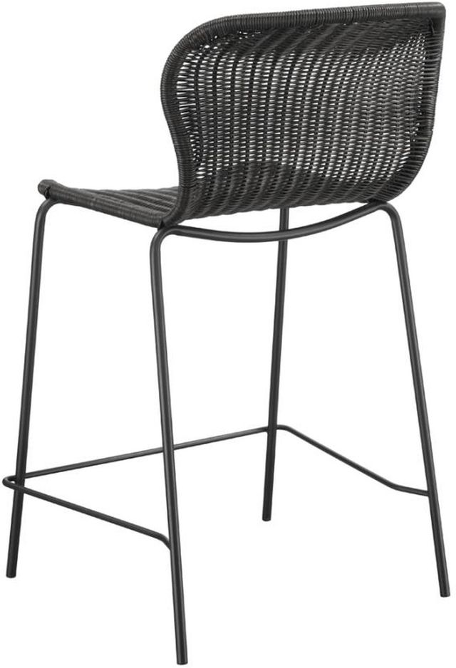 Coaster® McKinley Brown/Sandy Black Upholstered Counter Stools-4