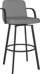 Amisco Customizable Tricia Bar Swivel Stool-0