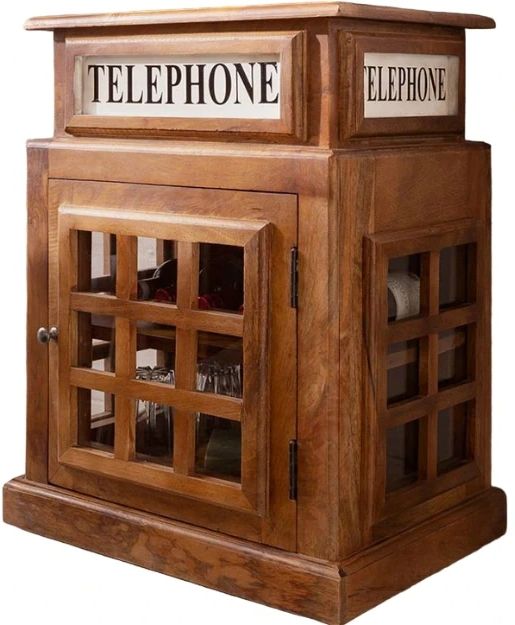 Jaipur Furniture Tone Brown Side Cabinet-0