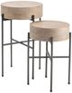 Crestview Collection Normandy 2-Piece Natural Accent Table Set-0