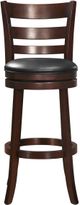 Homelegance® Edmond Black/Dark Cherry Swivel Bar Stool-2