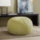 Olliix by Madison Park Green Kelsey Round Pouf Ottoman-3