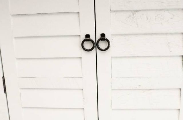 American Heartland Manufacturing Rustic Double Door Shutter Pantry-3
