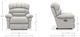 La-Z-Boy® Randell Storm Power Rocking Recliner with Headrest and Lumbar-4