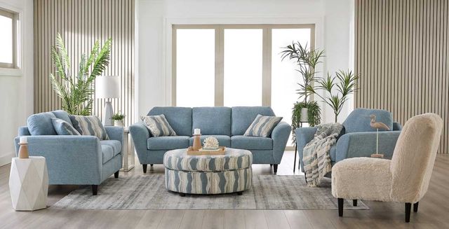 Hughes Furniture® 23500 Flair Misty Accent Chair-1