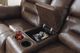 Signature Design by Ashley® Stoneland Chocolate Manual Reclining Loveseat with Console-3
