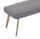 VIG Furniture Modrest Cici Gray Bench-3