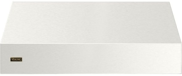 Viking® 5 Series 48" Pure White Wall Mounted Range Hood with Brushed Brass Trim-0
