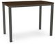 Amisco Customizable Harrison Walnut Veneer Counter Height Table-0