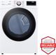 LG 7.4 Cu. Ft. White Front Load Electric Dryer-1