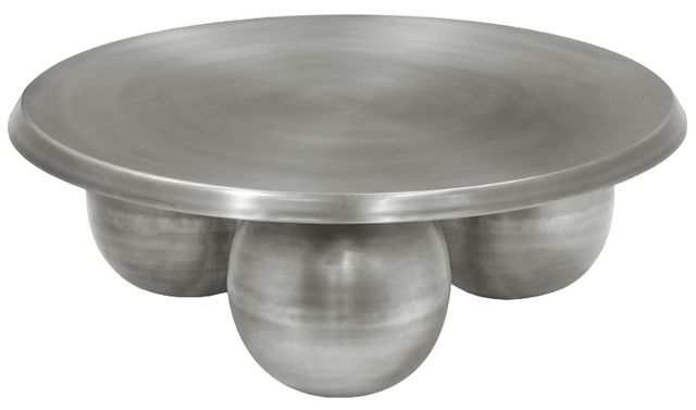 Meridian Furniture Globus Silver Coffee Table-1