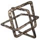 A & B Home Antique Gold Aluminum Square Links-0