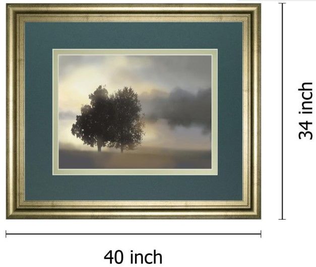 Classy Living Nan Misty Morning 34" Wall Art-2