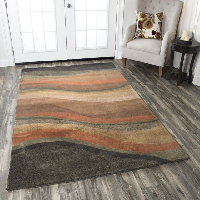 Rizzy Home Colours Olive 2'6" x 8' Runner Rug-1