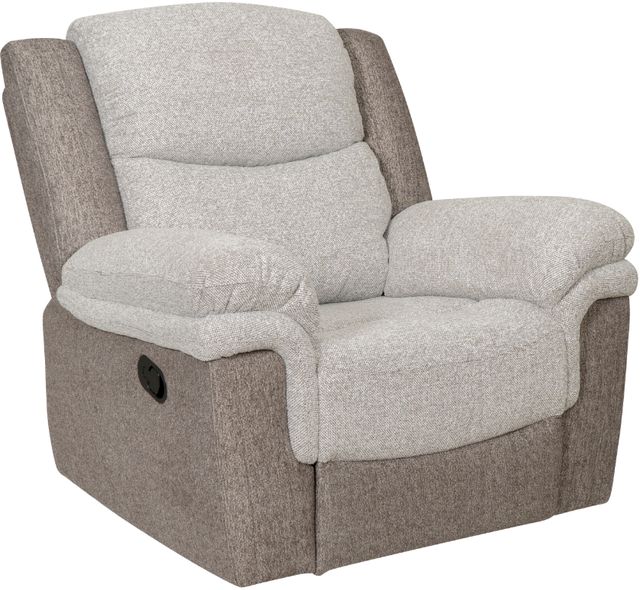 Powell® Withers Beige/Brown Manual Recliner-0