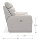 La-Z-Boy® Soren Antique Power Reclining Sofa with Headrest-5