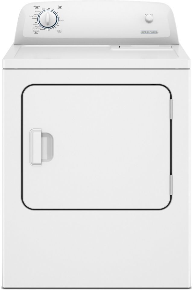 Crosley® Conservator® 6.5 Cu. Ft. White Gas Dryer-0