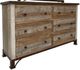 International Furniture Direct Antique Multi-Colored Dresser-0