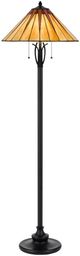 Cal® Lighting & Accessories Tiffany Dark Bronze Floor Lamp-0