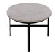 Porter International Designs Asha Sand Coffee Table with Black Base-2