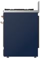Ilve® Majestic III 30" Midnight Blue Pro Style Dual Fuel Natural Gas Range with Solid Door and Copper Trim-3