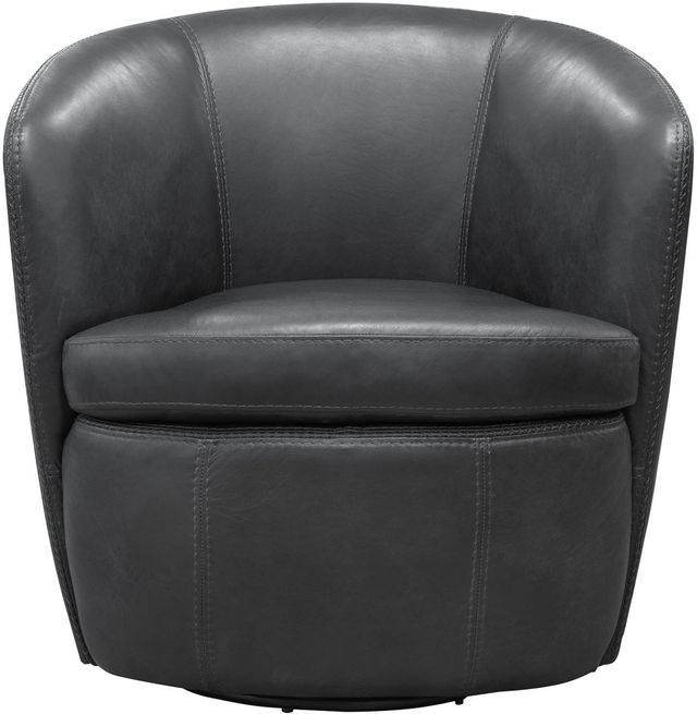 Parker House® Barolo Vintage Slate Swivel Club Chair-2