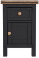 A-America® Stormy Ridge Chickory Top Chairside Table with Slate Black Base-2