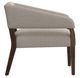 International Furniture Direct Murcia Beige/Lacquer Brown 32" Accent Chair-2
