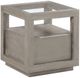 Modus Furniture Oxford Glass Top End Table with Mineral Base-0