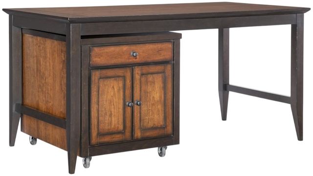Legacy Classic Fenmore Dark Mocha/Distressed Cherry Kitchen Island-0
