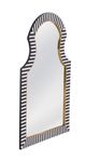 Bassett Mirror Black/Cream Martens Wall Mirror-1