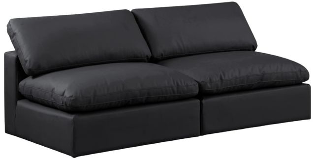 Meridian Furniture Comfy 2-Piece Black Armless Sofa-0