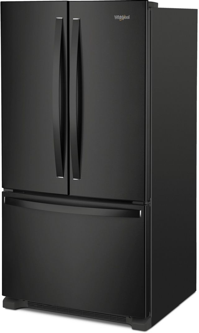 Whirlpool® 36 in. 25.2 Cu. Ft. Black French Door Refrigerator-3