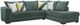 Albany Industries 2-Piece Bichon Lagoon Chaise Sectional-0