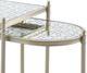 ACME Furniture Zaba Glass Top Nesting Table with Champagne Base-4
